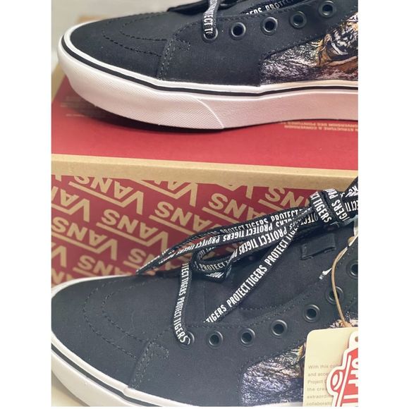 Vans Sneakers Sk8 Hi Comfycush Discovery Channel Project Cats Tigers Mens 10 New main image 8